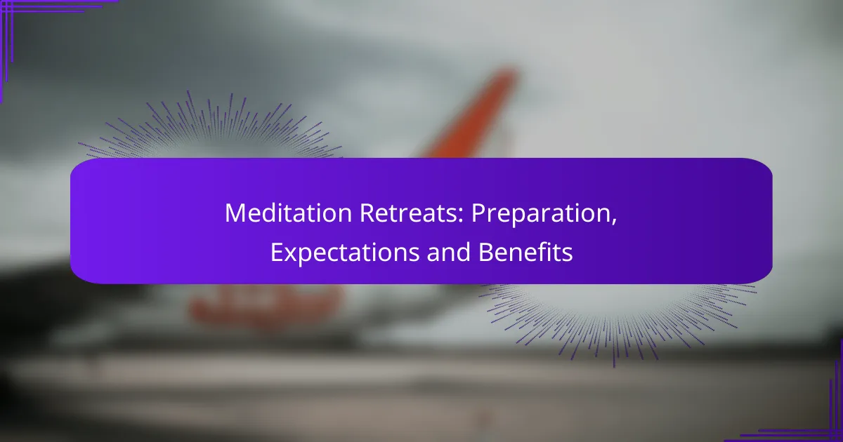 Meditation Retreats: Preparation, Expectations and Benefits